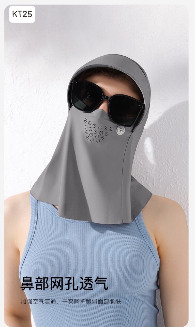 Khẩu trang chống nắng tia UV TRÙM - KT25