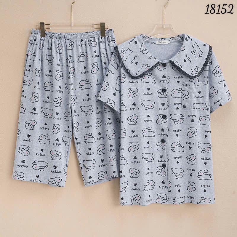 18152 Bộ lửng SL cổ sen Tho- tim -00387- XÁM - 6588