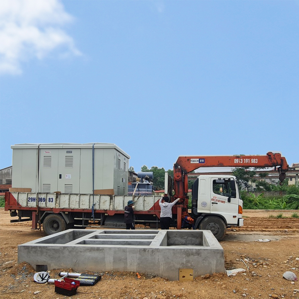 Quy trình thi công lắp đặt trạm biến áp