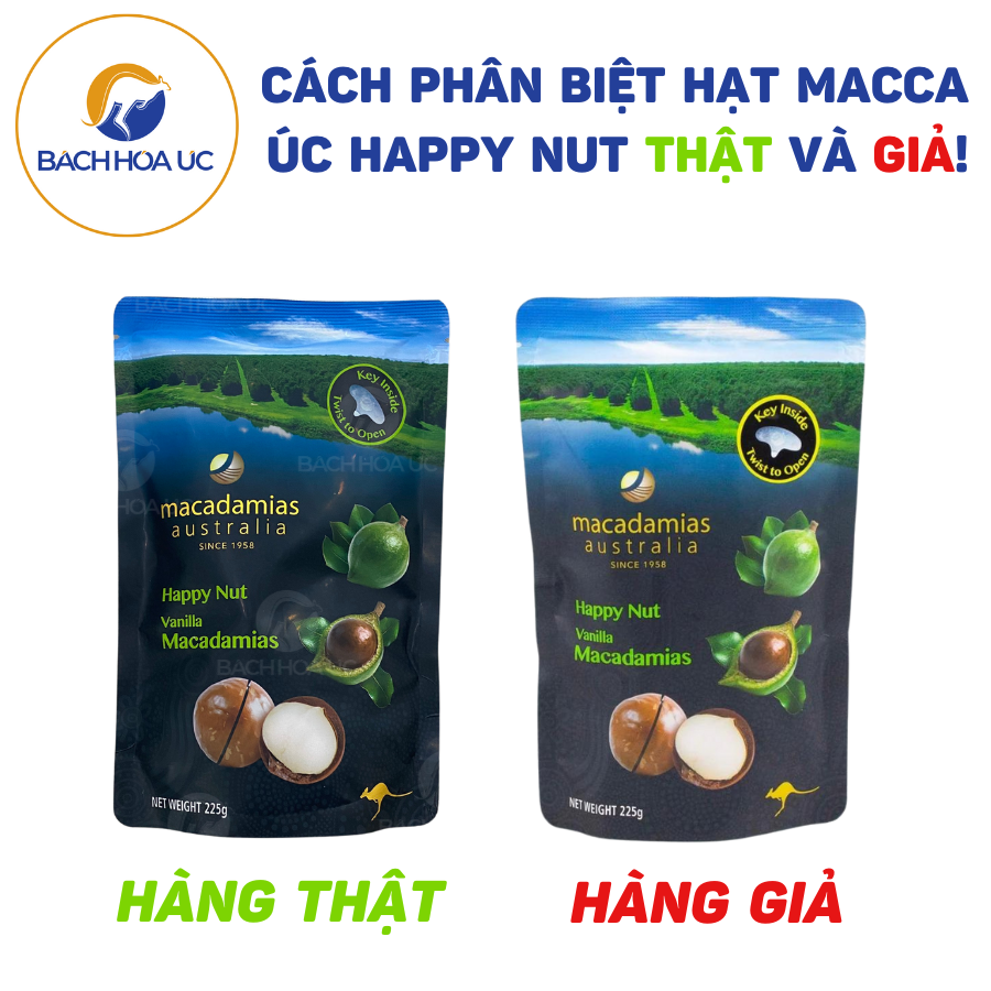 CÁCH PHÂN BIỆT MACCA CAO CẤP CHUẨN ÚC VÀ MACCA GIẢ