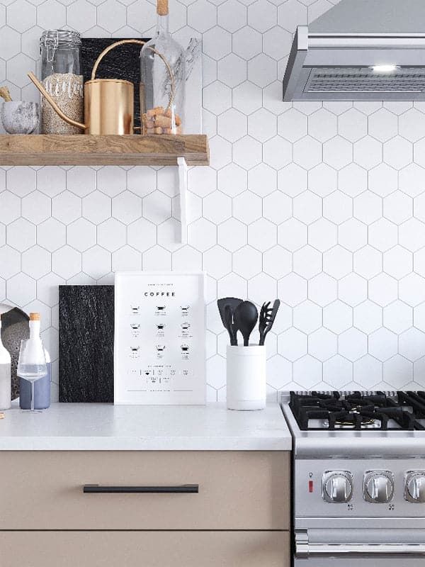 Decal bếp dán được ở những vị trí nào trong gian bếp