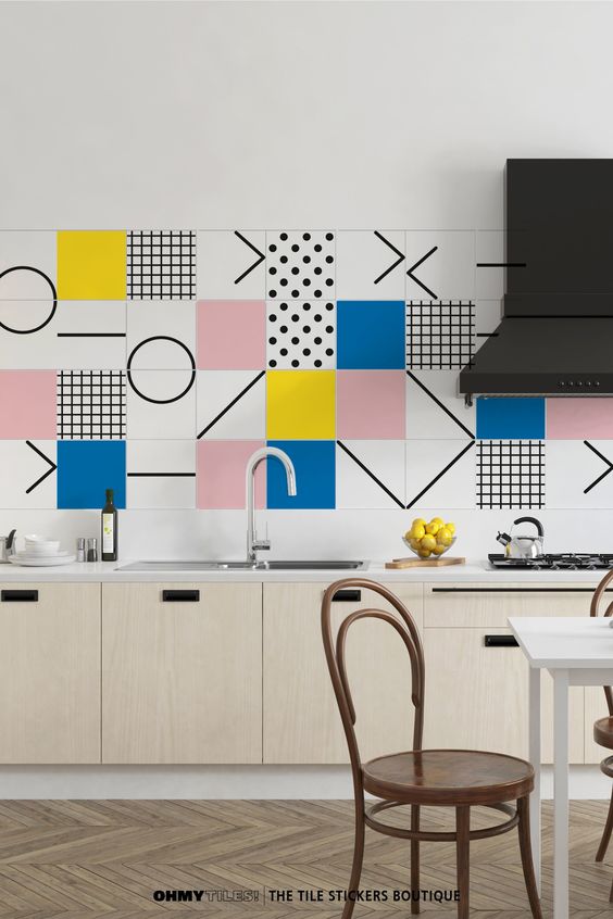 Làm mới căn bếp bằng decal dán bếp