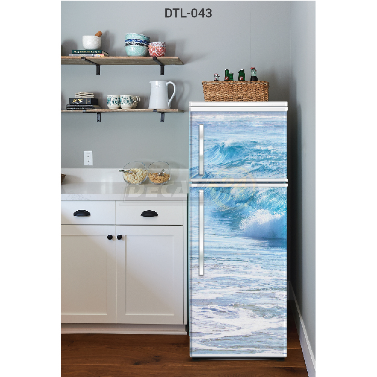 Chọn decal tủ lạnh phù hợp không gian bếp