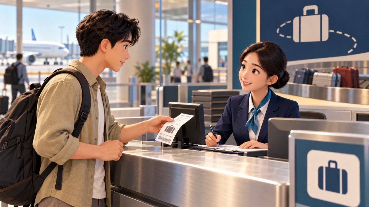 Khai báo hành lý chưa đến tại quầy hỗ trợ của hãng