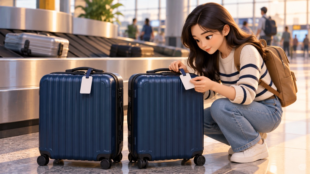So khớp thẻ để tránh lấy nhầm vali giống nhau
