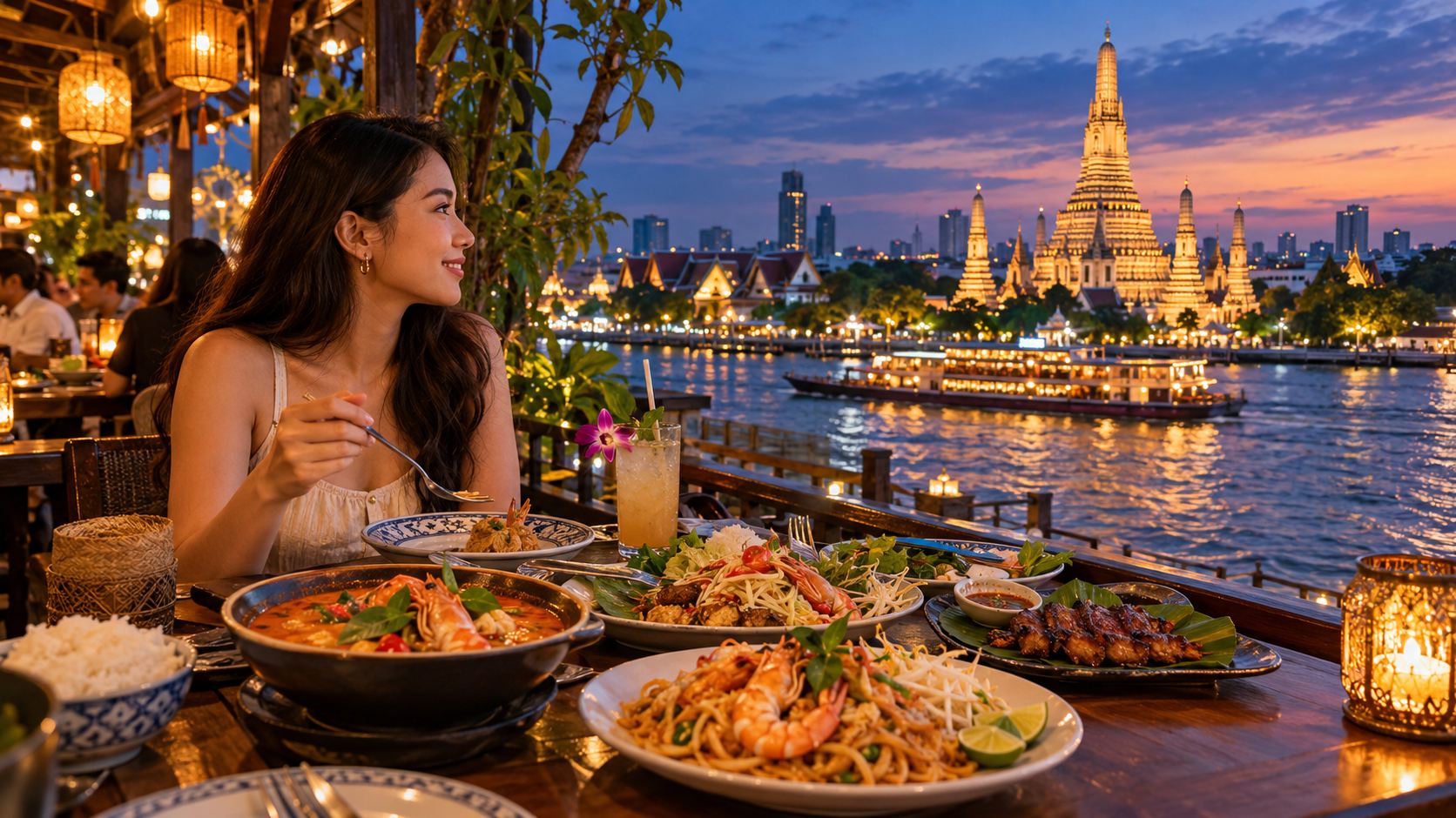 Bữa tối đầu tiên ở Bangkok