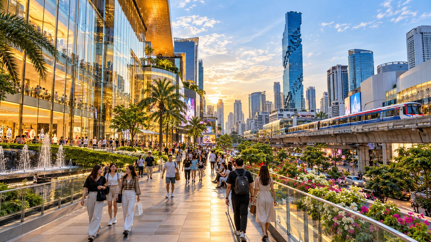 Mua sắm quanh khu Siam Bangkok