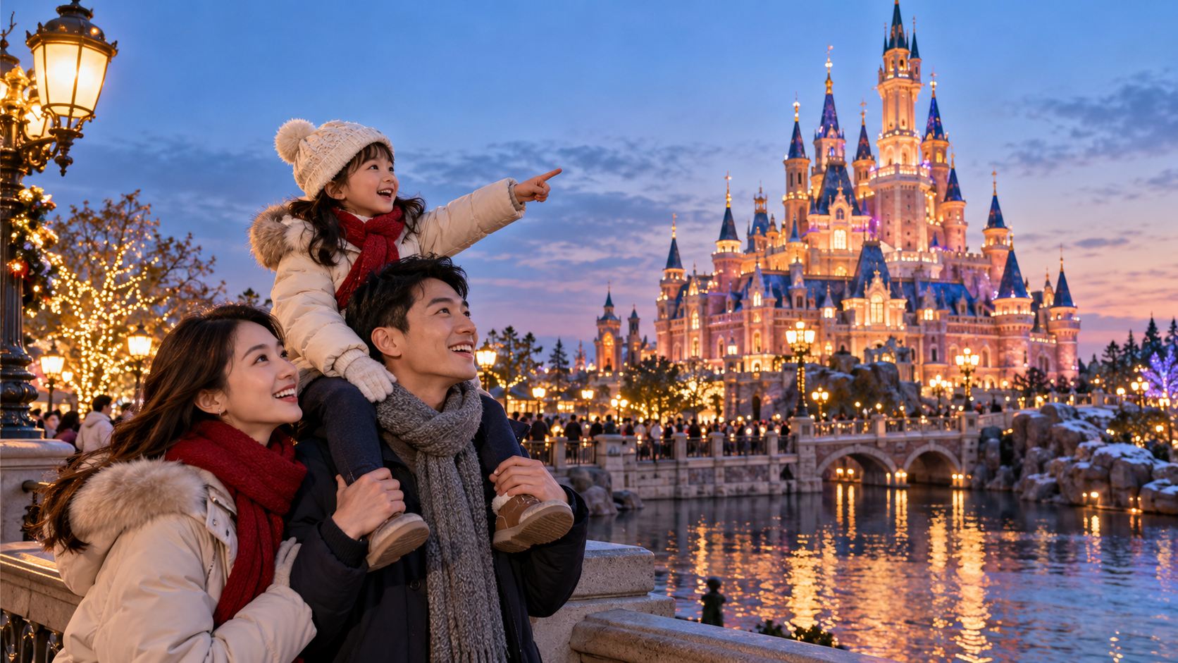 Ngày vui chơi công viên chủ đề tại Thượng Hải