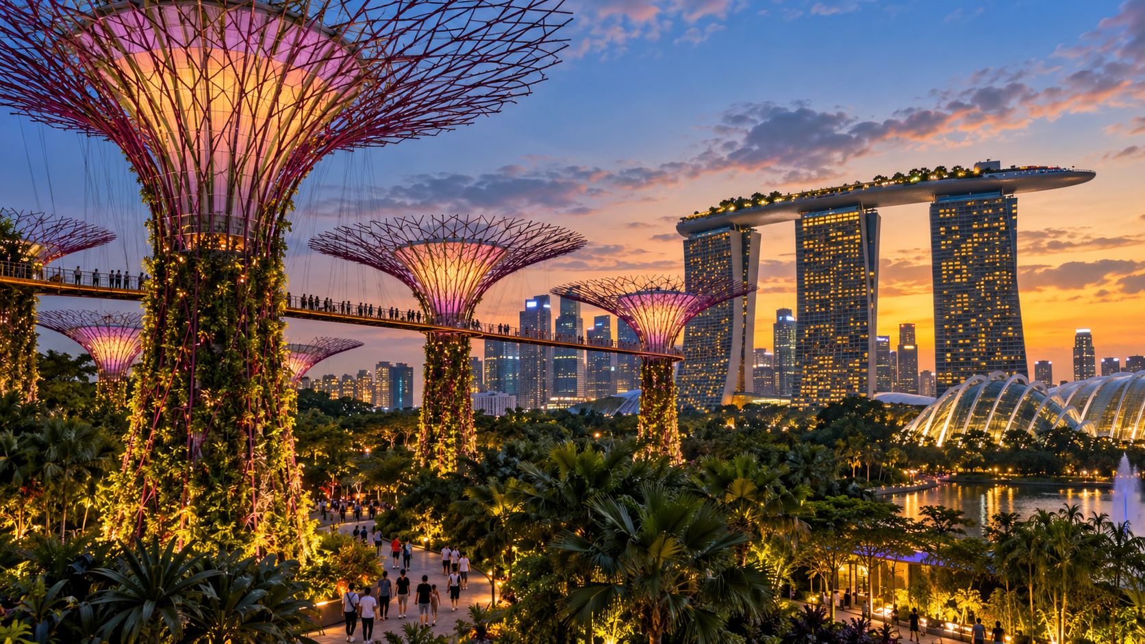 Dạo Gardens by the Bay trong chuyến Singapore
