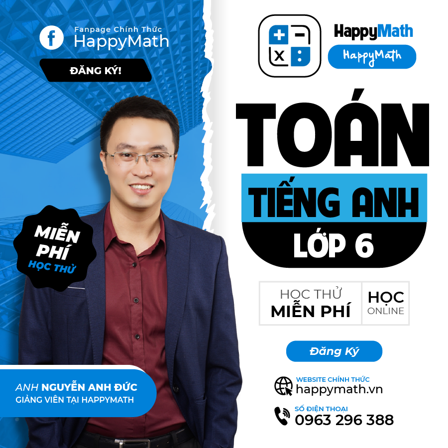 Học Bằng Tiếng Anh - Toán Lớp 6