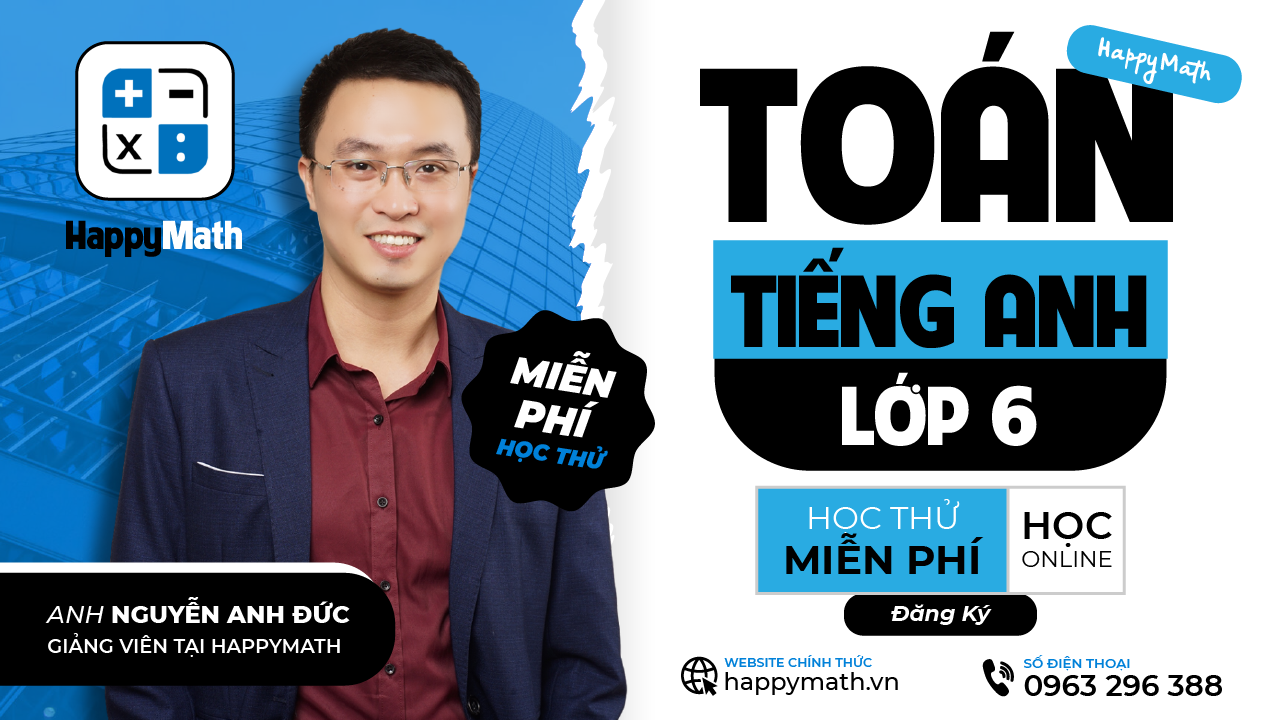 Toán Tiếng Anh Lớp 6