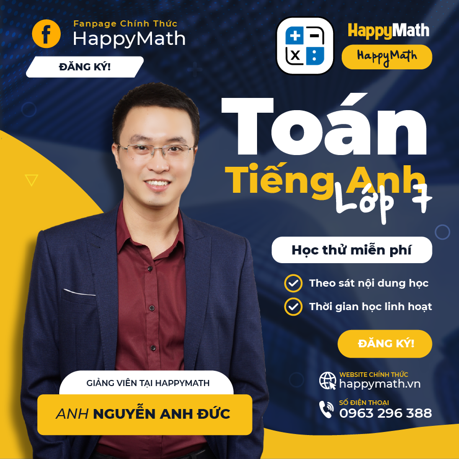 Học Bằng Tiếng Anh - Toán Lớp 7