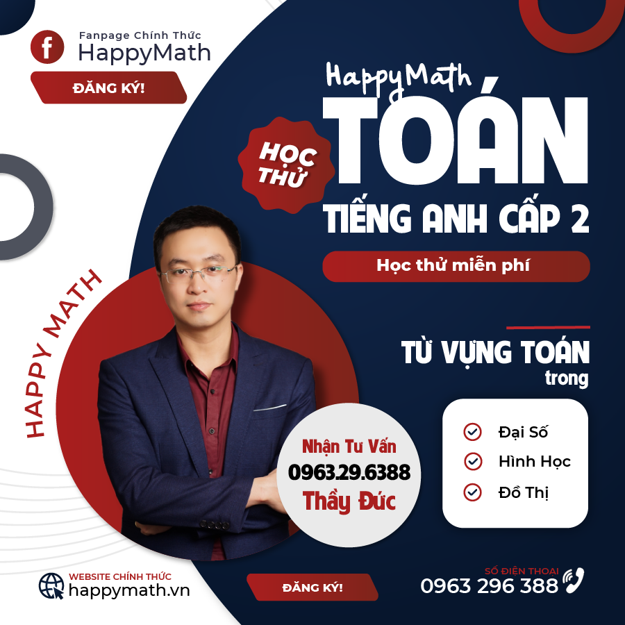 Toán Tiếng Anh Cấp 2