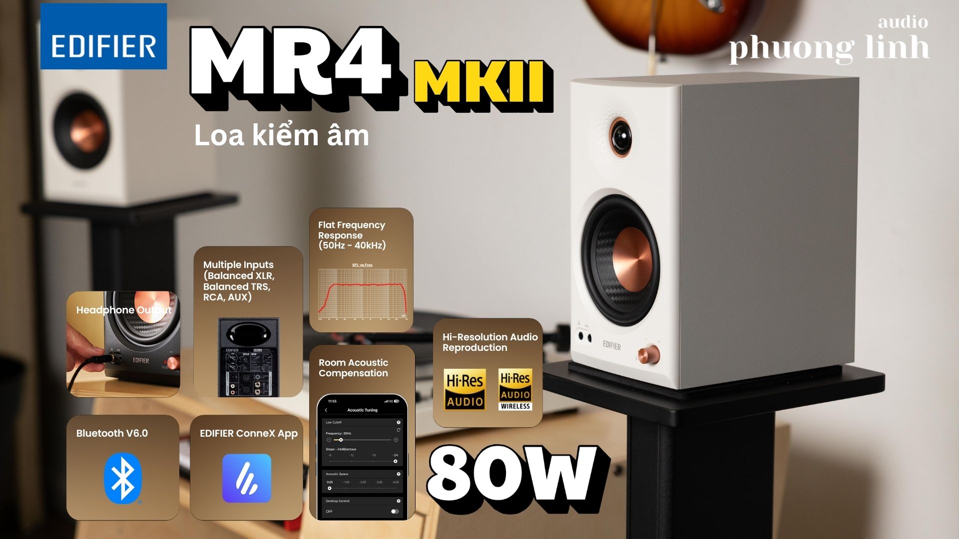 Loa kiểm âm Edifier MR4 MKII chính hãng