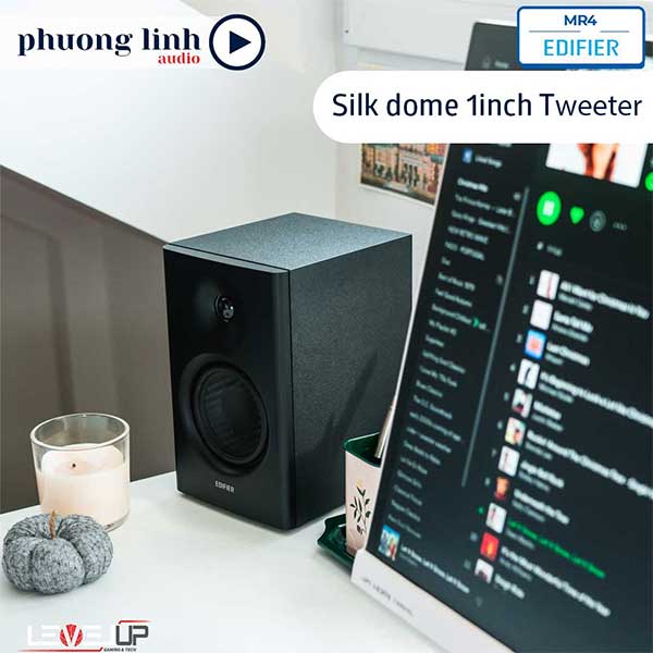 Loa kiểm âm Edifier MR4 tái tạo âm thanh trung thực