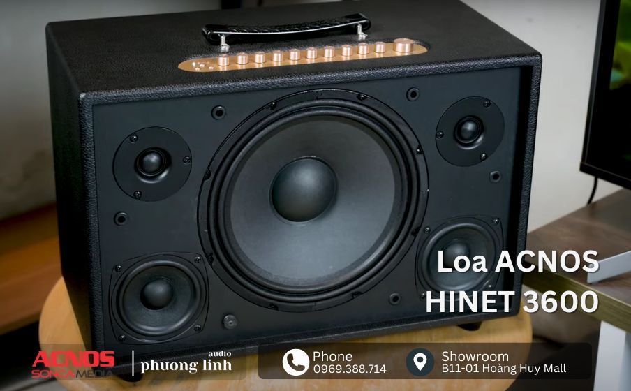 Loa ACNOS HiNet 3600 Âm thanh 3 đường tiếng