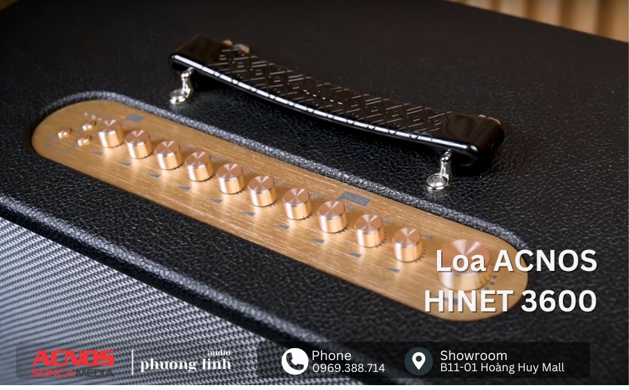 Loa ACNOS HiNet 3600 Chống hú di tần