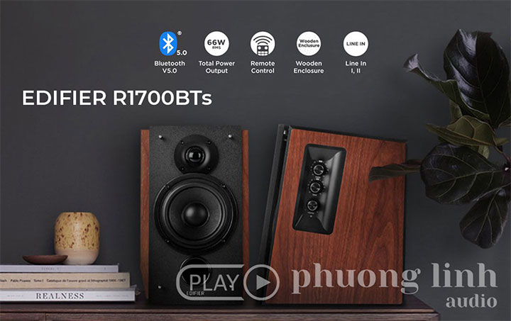EDIFIER R1700BTS - Loa Edifier R1700BTS 2.0 Màu Nâu | Chính hãng ...