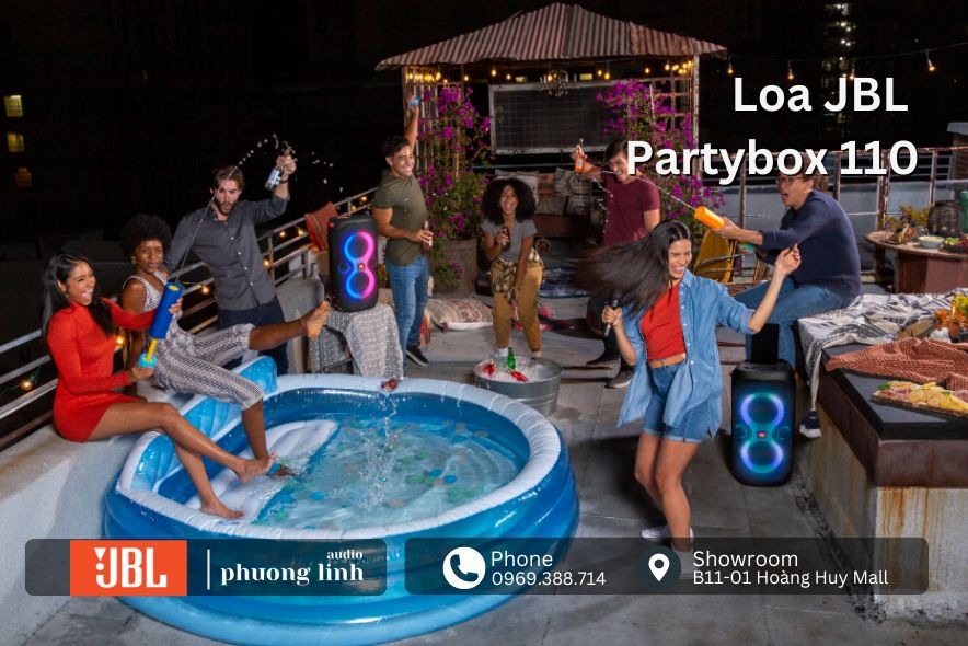 Loa JBL PartyBox 110 Giải trí mọi lúc mọi nơi