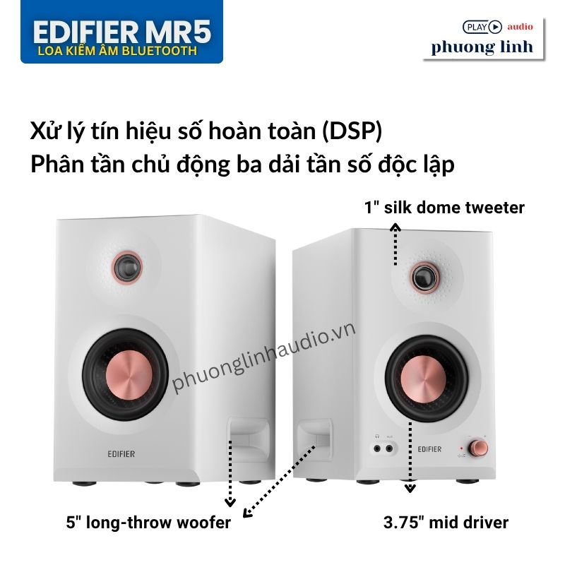 Edifier MR5 với kiến truc 3-way