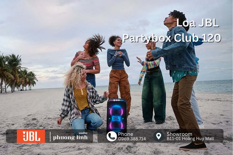 Loa JBL PartyBox Club 120 kết nối nhiều loa