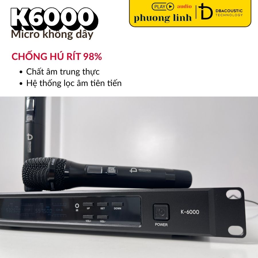Dbacoustic K6000 mang lại chất âm trong trẻo và sạch sẽ.