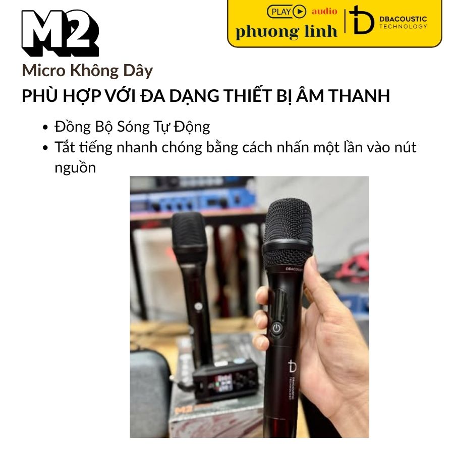 Mic M2 đồng bộ nhanh