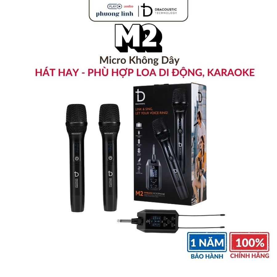 MICRO KHÔNG DÂY DBACOUSTIC M2