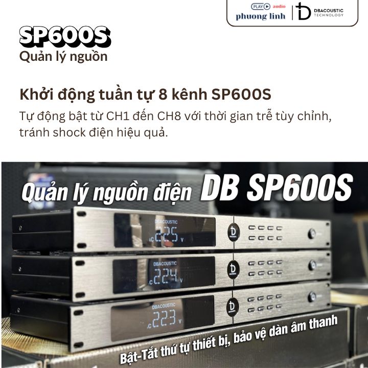 SP600S  Cấp điện thông minh - Giải pháp tránh shock điện hiệu quả.