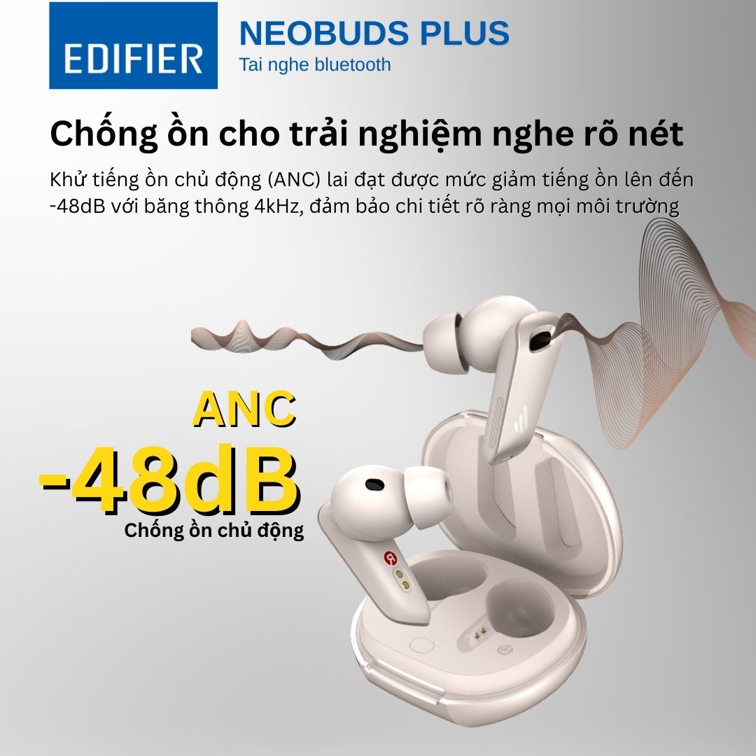 So sánh khả năng chống ồn 48dB của Neobuds Plus với các đối thủ cạnh tranh