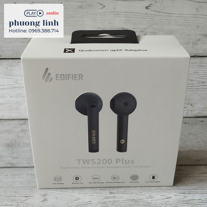 tai nghe bluetooth Edifier TWS200 plus khong day true wireless earbud hai phong