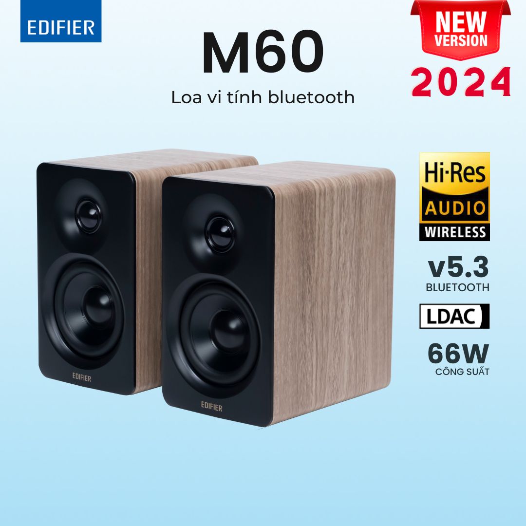 Loa Edifier M60 Bookshelf Bluetooth - TẶNG TAI NGHE Phương Linh Audio