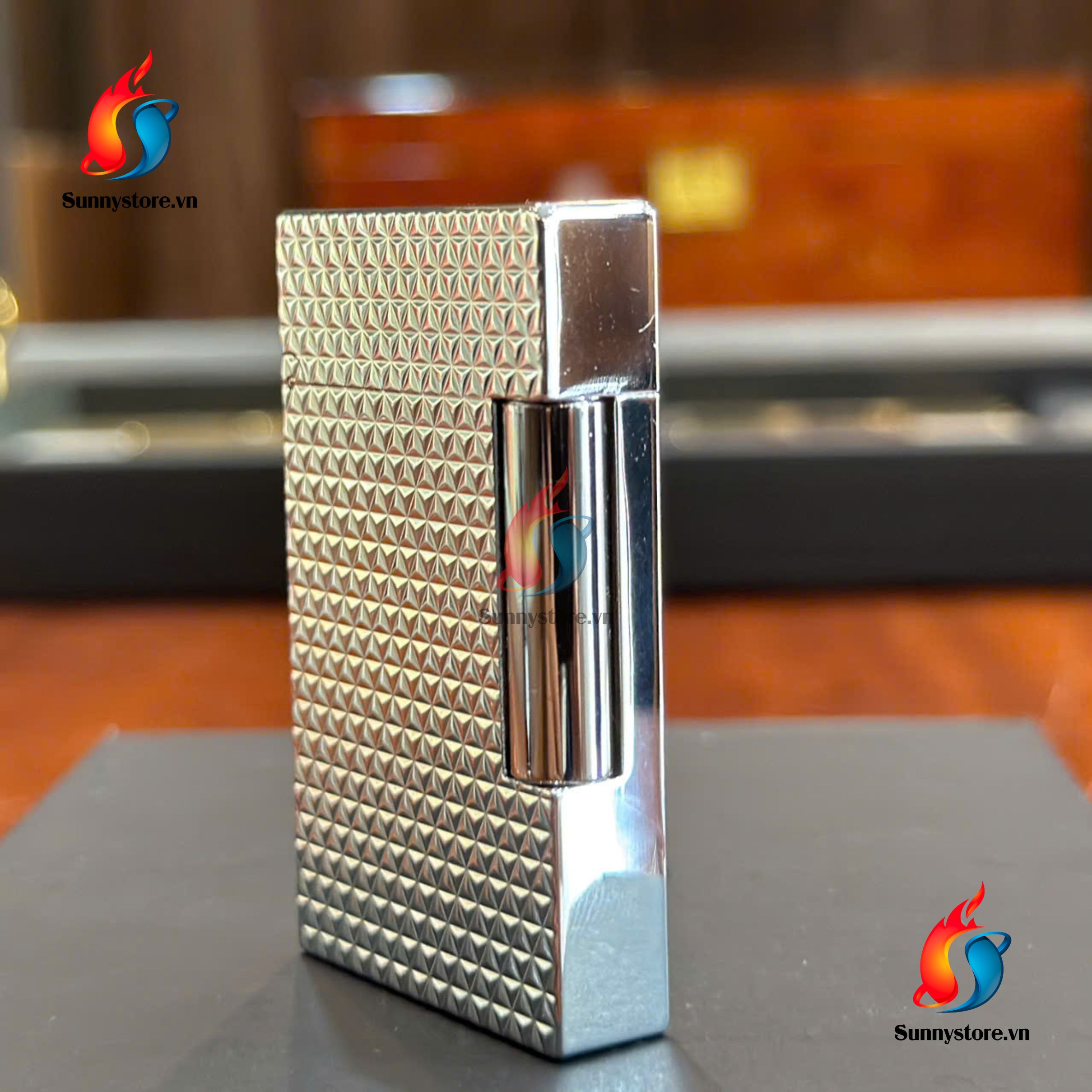 S.T Dupont trắng pha lê