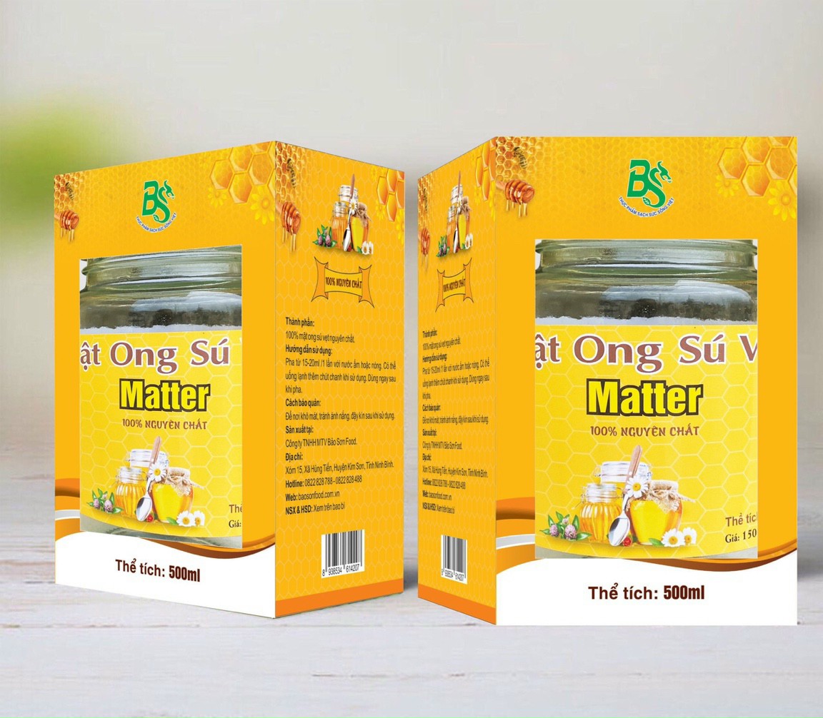 Mật ong sú vẹt Matter - 500ml