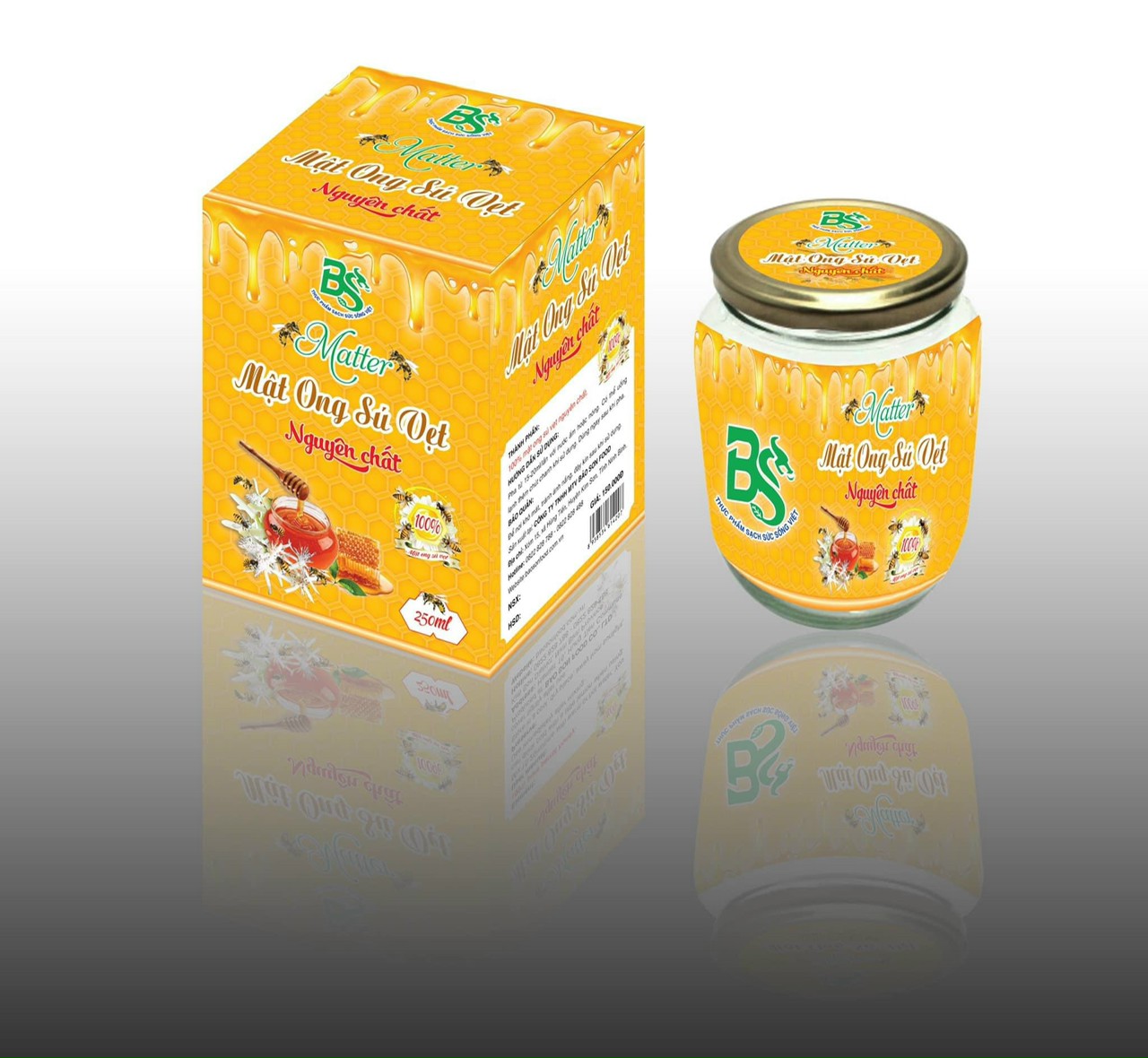Mật ong sú vẹt Matter - 250ml