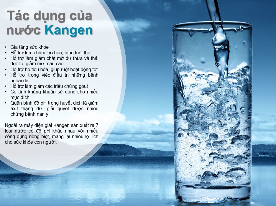 Nước ion kiềm có tác dụng gì cho sức khoẻ?