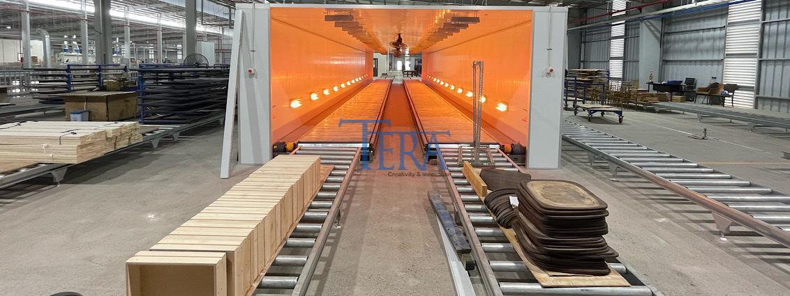 Khoảng cách lắp đặt đèn sấy hồng ngoại khi sấy gỗ và nông sản