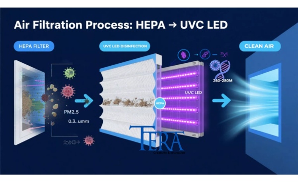 UVC Led trong hệ thống diệt khuẩn HEPA