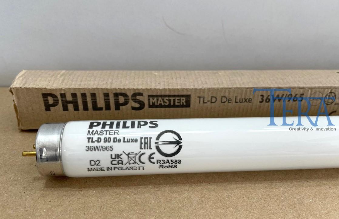 Thông số kỹ thuật của Bóng đèn soi màu Philips Master TL-D 90 De Luxe 36W/965 G13