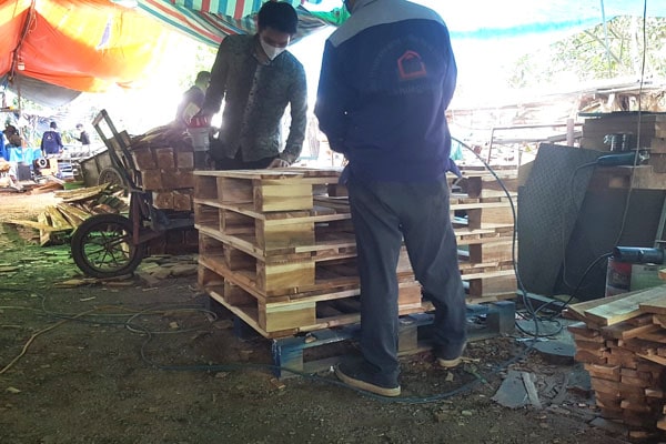 Địa chỉ cung cấp pallet gỗ ở Hà Nội giá rẻ