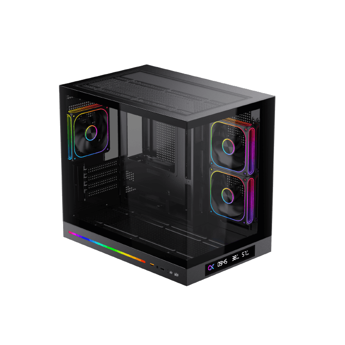 Vỏ case Xigmatek Cloud M DGT M-ATX – LCD, VGA 400mm