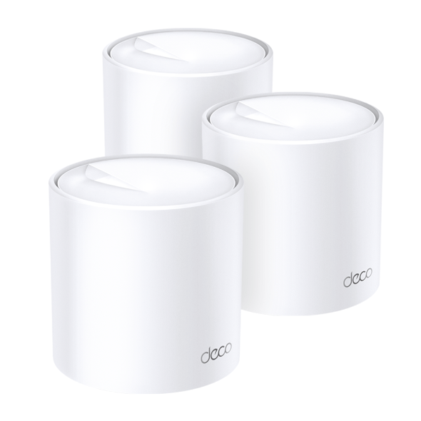 Bộ Phát WiFi Mesh TP-Link Deco X60 (1-pack, 2-pack, 3-pack) WiFi 6 AX5400