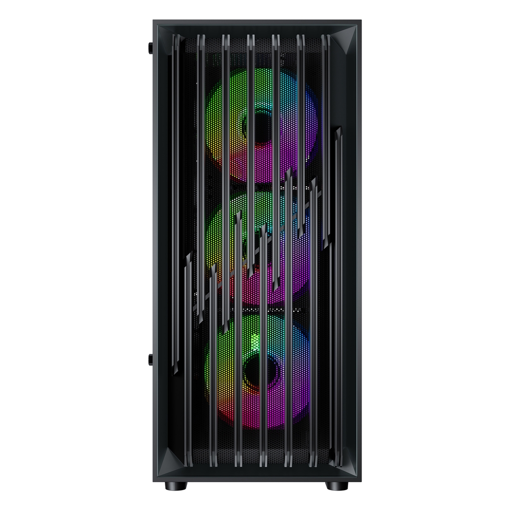 Vỏ Case Máy Tính Kenoo Esport EM730 – E-ATX / ATX, Kính Cường Lực, 3 Fan Rainbow Có Sẵn