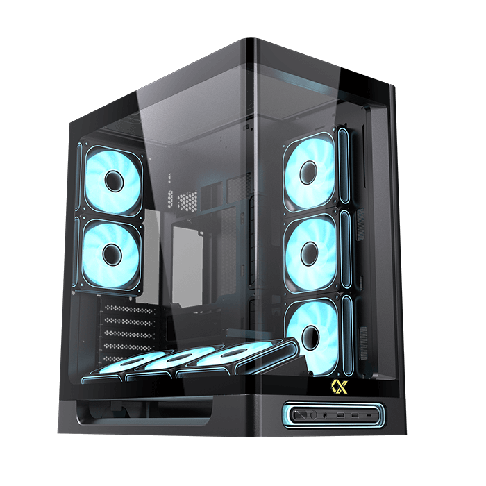 Vỏ case Xigmatek Heaven E-ATX – Kính cong, hỗ trợ main Back-Connect