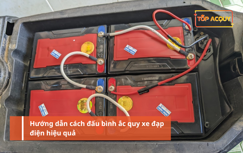Hướng dẫn cách đấu bình ắc quy xe đạp điện đúng cách, tăng tuổi thọ