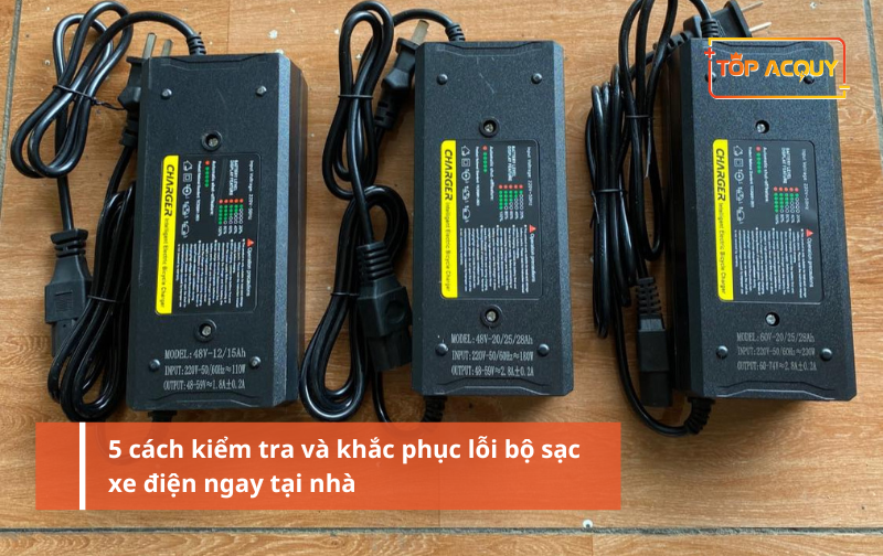 5 Cách kiểm tra và khắc phục lỗi bộ sạc xe điện ngay tại nhà