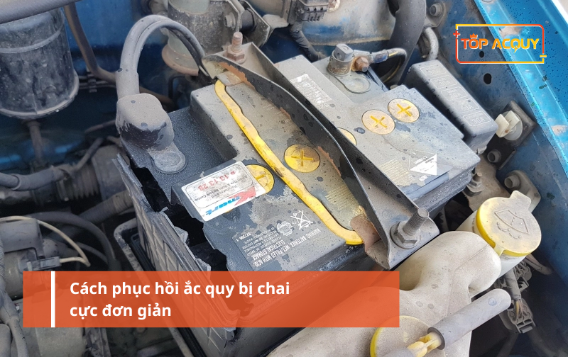 Cách phục hồi ắc quy bị chai cực đơn giản