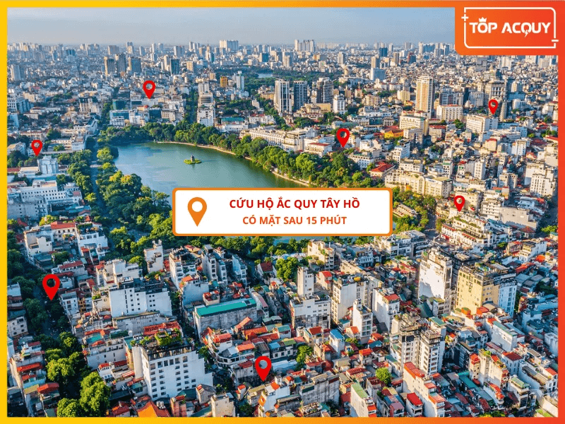Cứu Hộ Ắc Quy Ô Tô Tây Hồ: 15 PHÚT CÓ MẶT - Chính Hãng, Phục Vụ 24/7