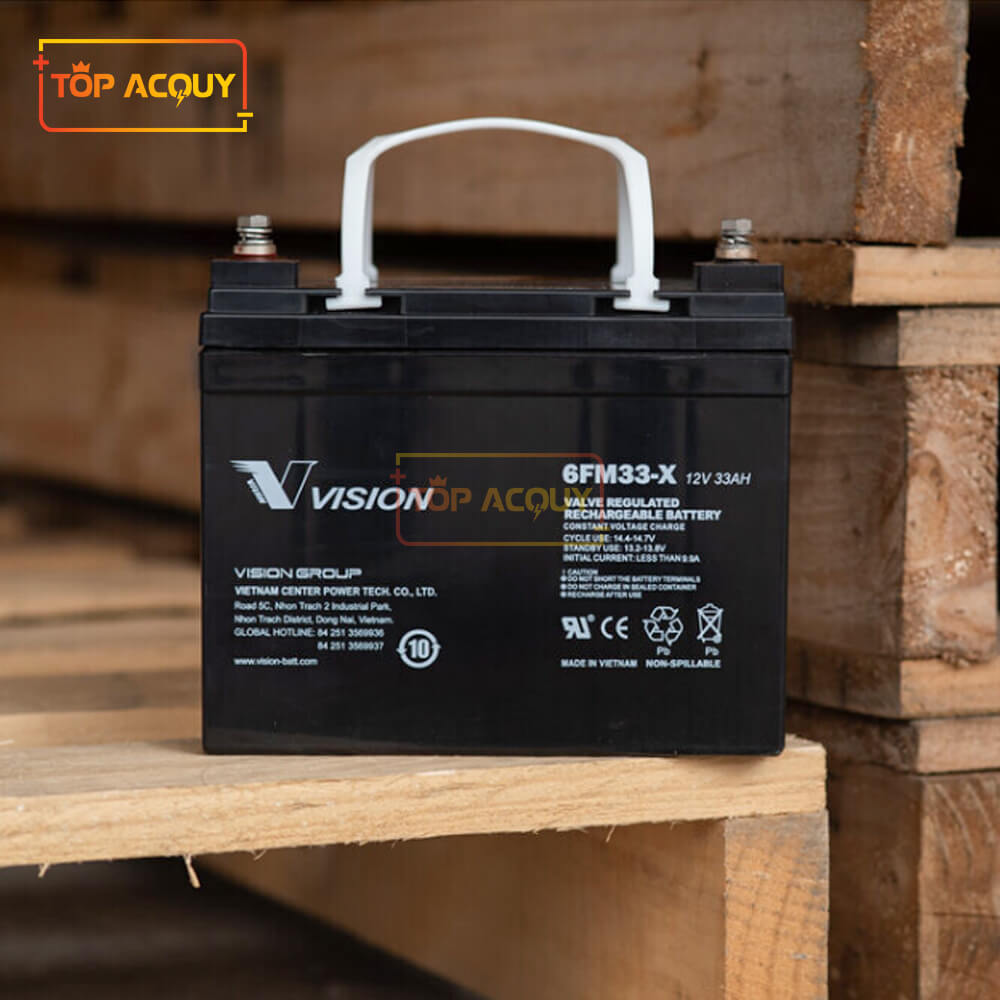 Bình ắc quy vision 12v 33ah