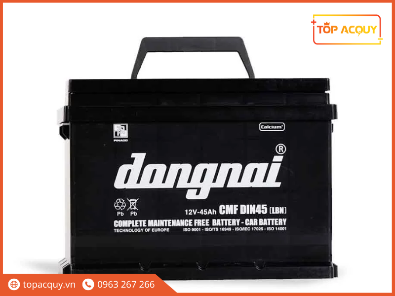 Dòng bình 12V 45Ah hiện có trên thị trường